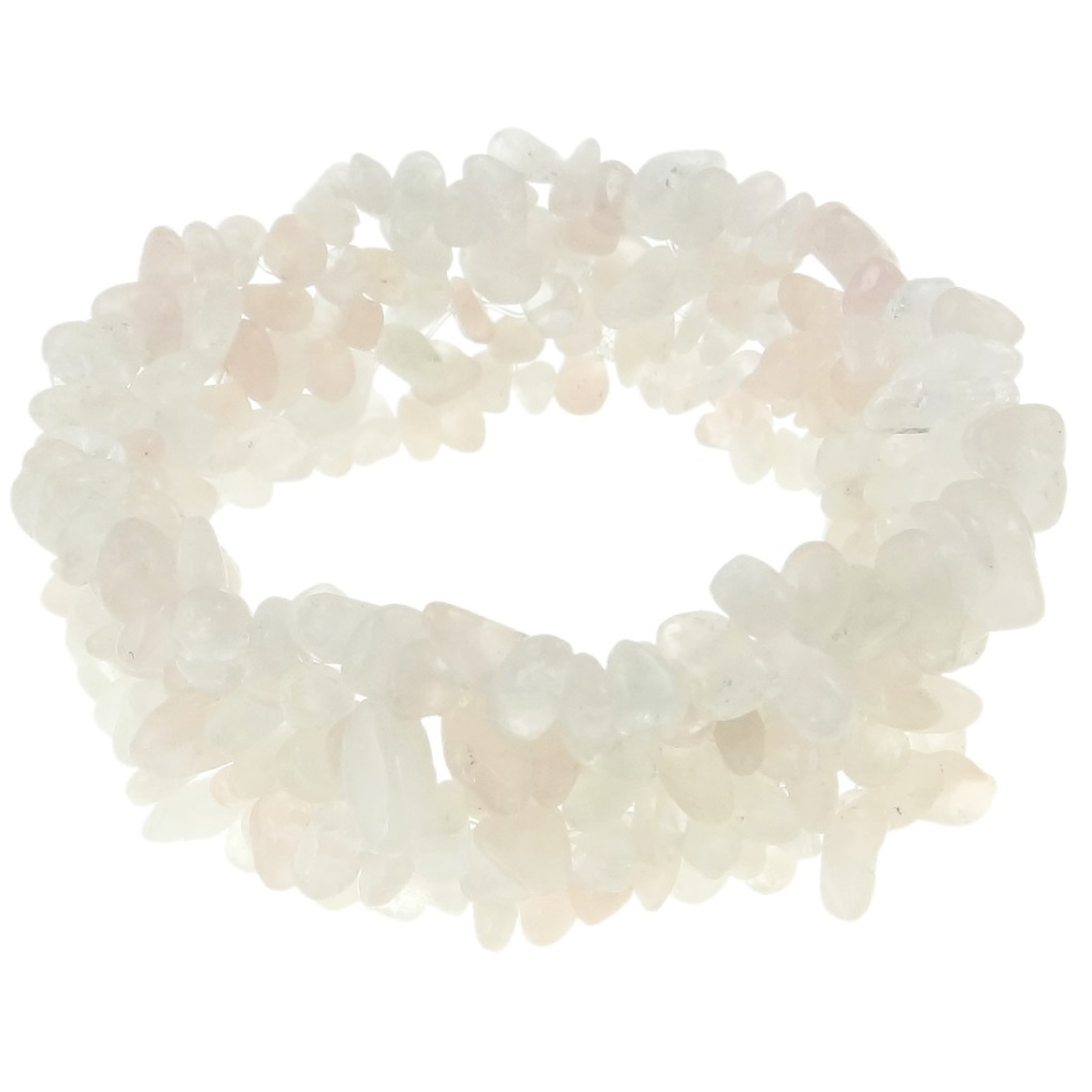 3 For $20 New Pink Quartz Chip Stretch Bracelet